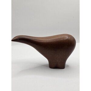 Vintage Middleton Canada Wooden Teak Polar Bear